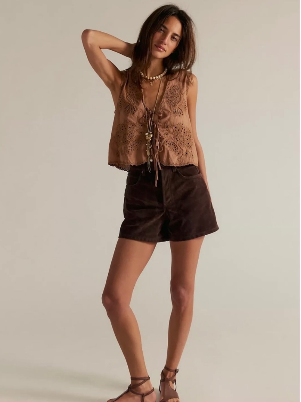 Free People We The Free Tippo Vegan Shorts - Picture 2 of 9